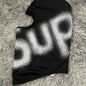 Supreme Halftone Lightweight Balaclava Black